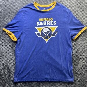 Buffalo Sabres Nhl License T-Shirt Xl Blue/yellow #469